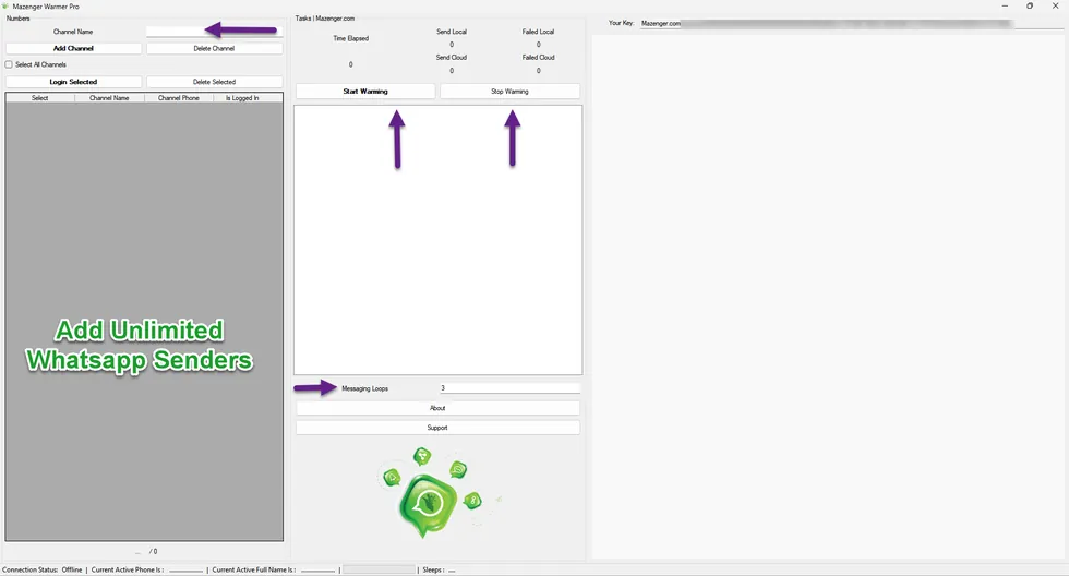 Documentation screenshot showing another warm-up workflow reference.